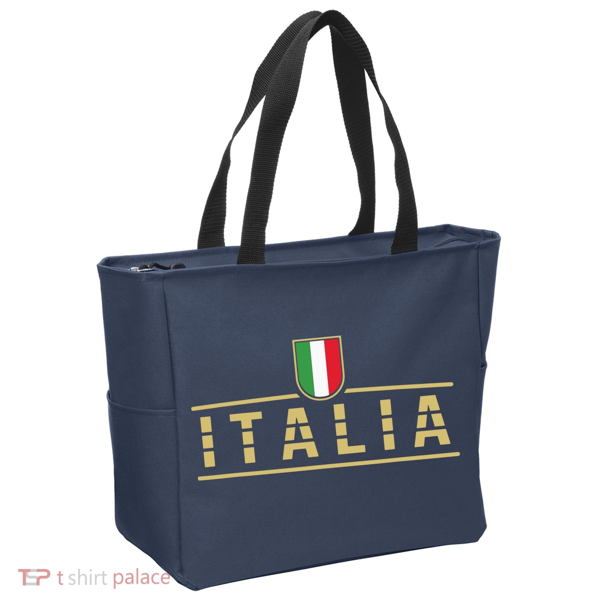 Soccer Italia Italian Flag Italy Tote Bag