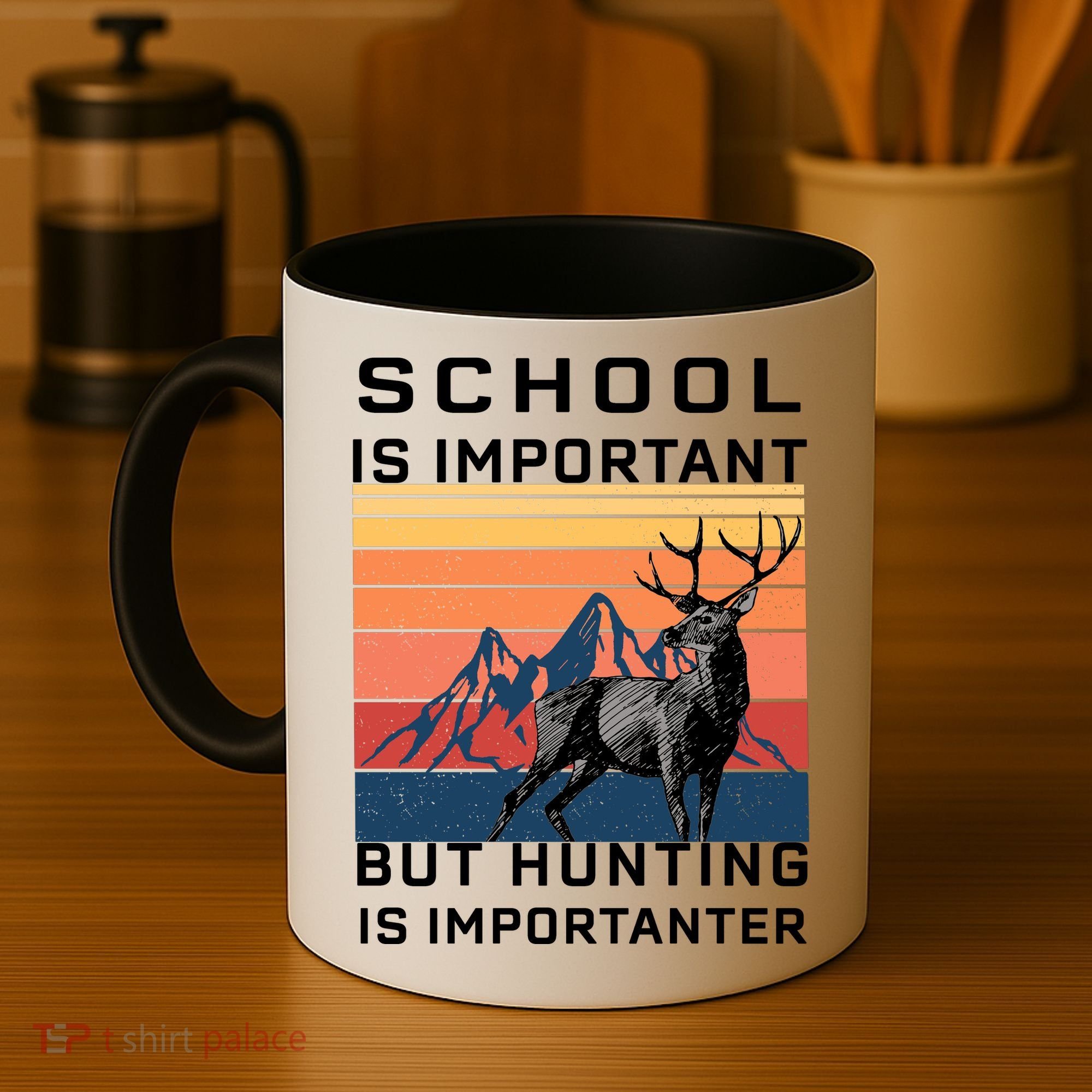 School Is Important But Hunting Is Importanter Coffee Mug