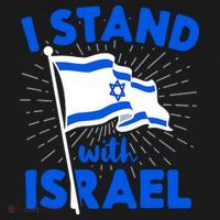 Support Israel I Stand With Israel Israeli Flag Long Sleeve Shirt thumb 2