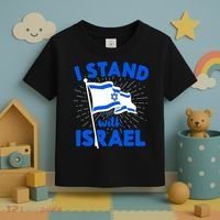Support Israel I Stand With Israel Israeli Flag Toddler T-Shirt thumb 3