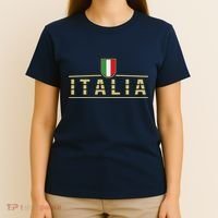 Soccer Italia Italian Flag Italy T-Shirt thumb 4
