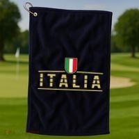 Soccer Italia Italian Flag Italy Golf Towel thumb 1