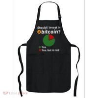 Should I Invest In Bitcoin Yes Pie Chart Funny Crypto Apron thumb 0
