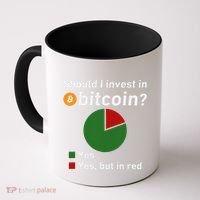 Should I Invest In Bitcoin Yes Pie Chart Funny Crypto Coffee Mug thumb 0
