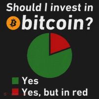 Should I Invest In Bitcoin Yes Pie Chart Funny Crypto Baby Bodysuit thumb 2