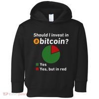 Should I Invest In Bitcoin Yes Pie Chart Funny Crypto Toddler Hoodie thumb 0