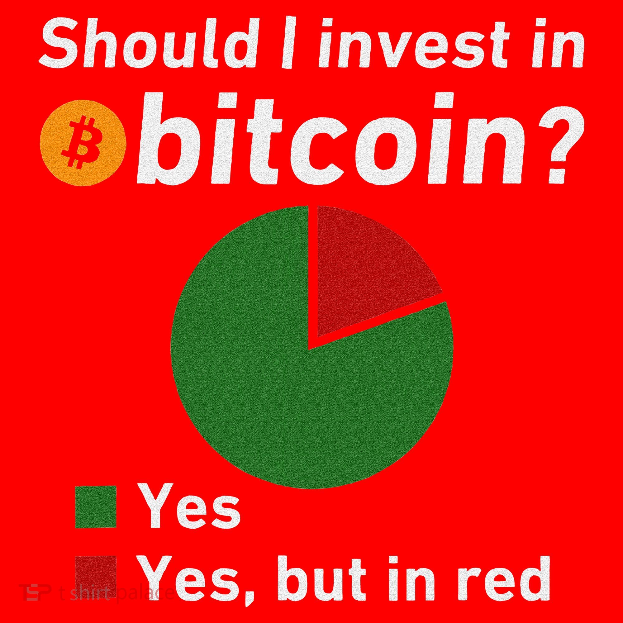 Should I Invest In Bitcoin Yes Pie Chart Funny Crypto Santa Hat