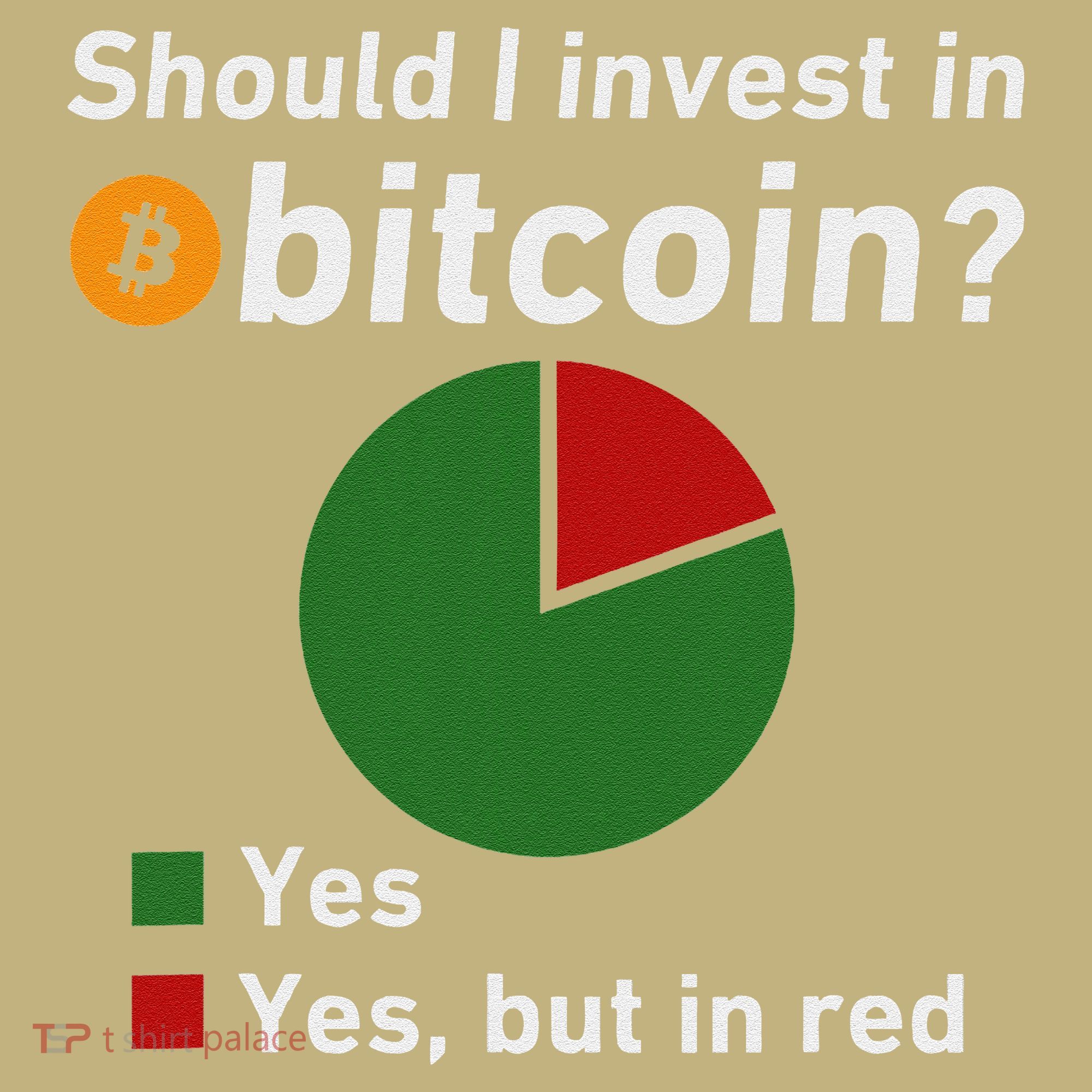 Should I Invest In Bitcoin Yes Pie Chart Funny Crypto Long Sleeve Shirt