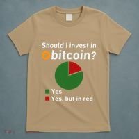 Should I Invest In Bitcoin Yes Pie Chart Funny Crypto T-Shirt thumb 5
