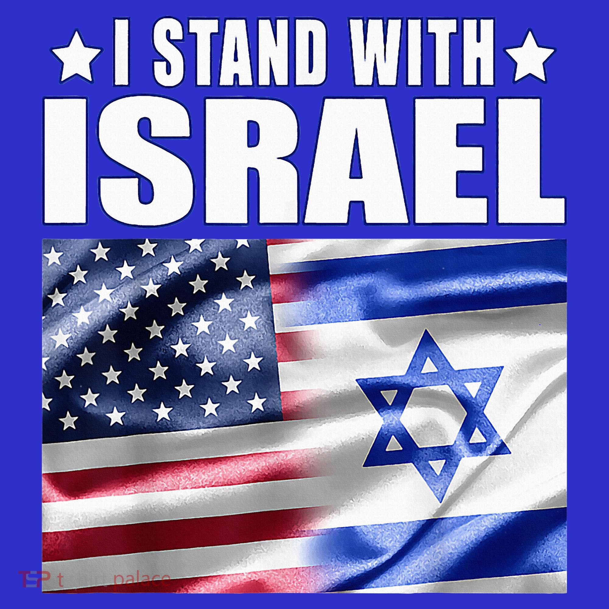 Support Israel I Stand With Israel Us Israel Flag Combined Apron