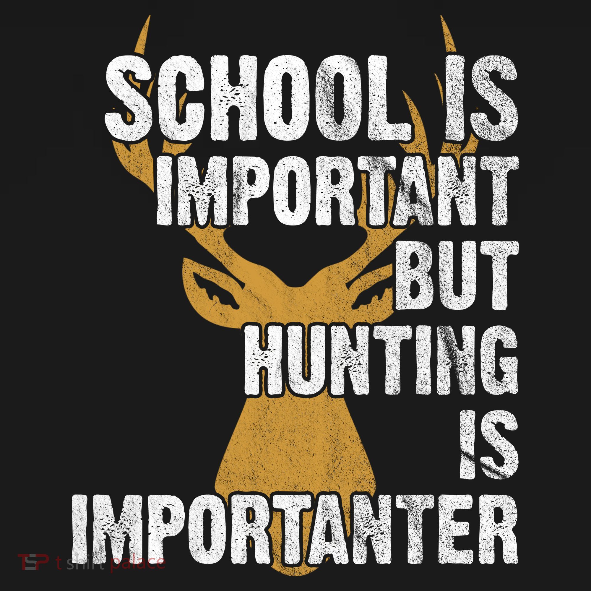 School Is Important But Is Hunting Importanter Deer Ornament