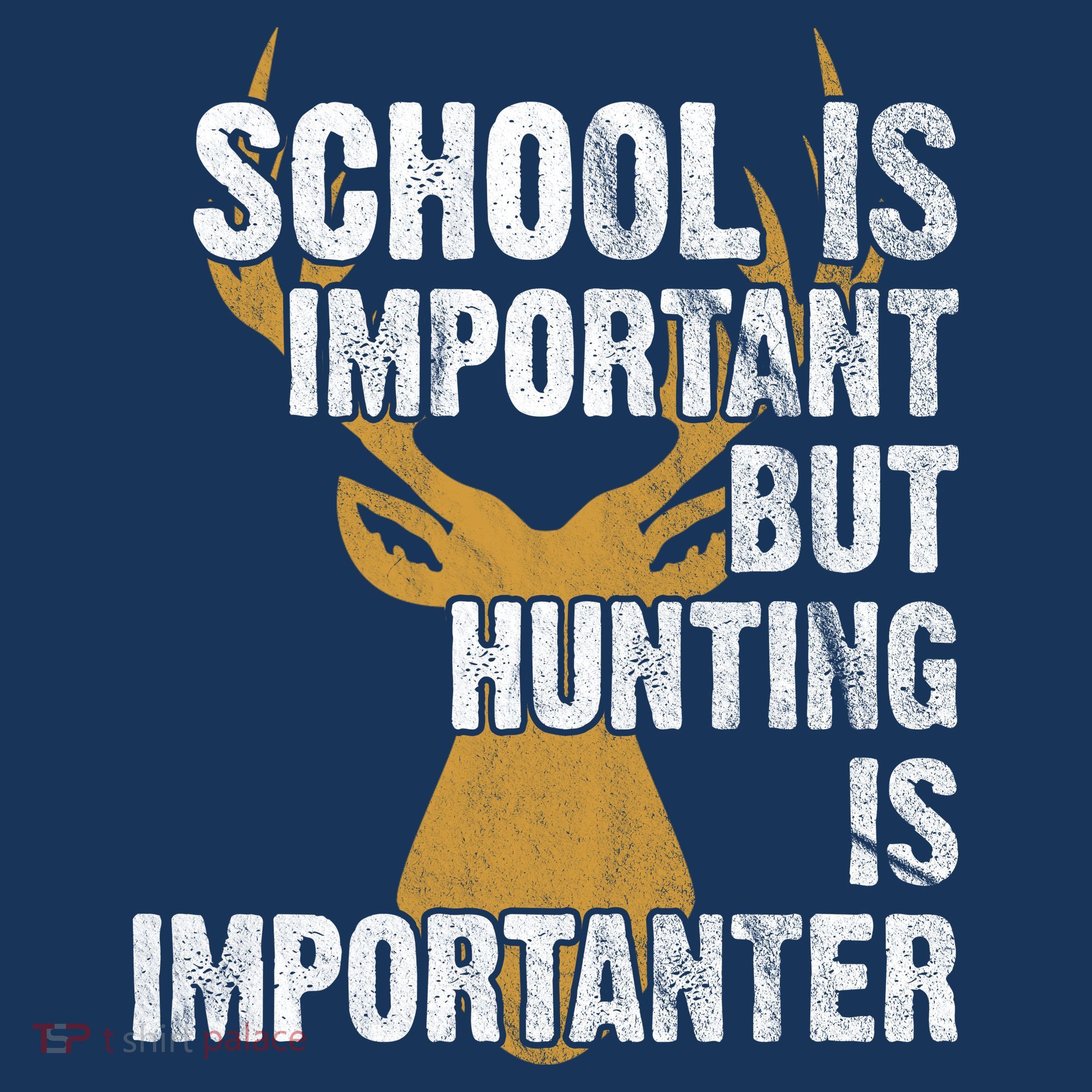 School Is Important But Is Hunting Importanter Deer Baby Bodysuit