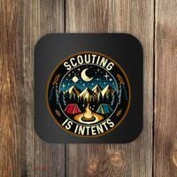 Scouting Is Intents Scout Camper Camping Coaster thumb 0