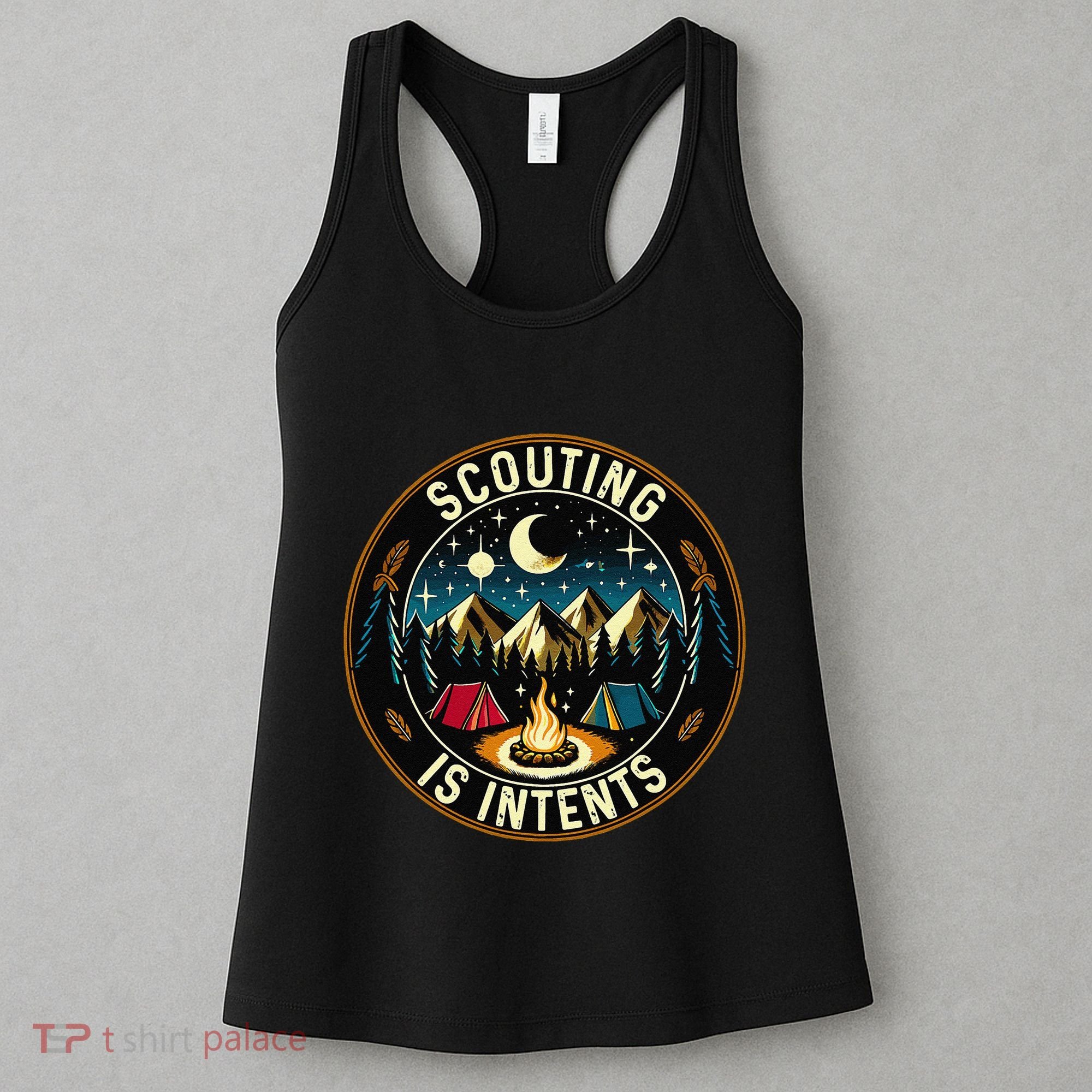 Scouting Is Intents Scout Camper Camping Women's Tank Top
