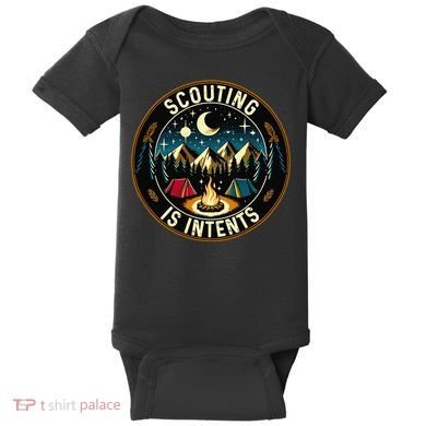 Scouting Is Intents Scout Camper Camping Baby Bodysuit