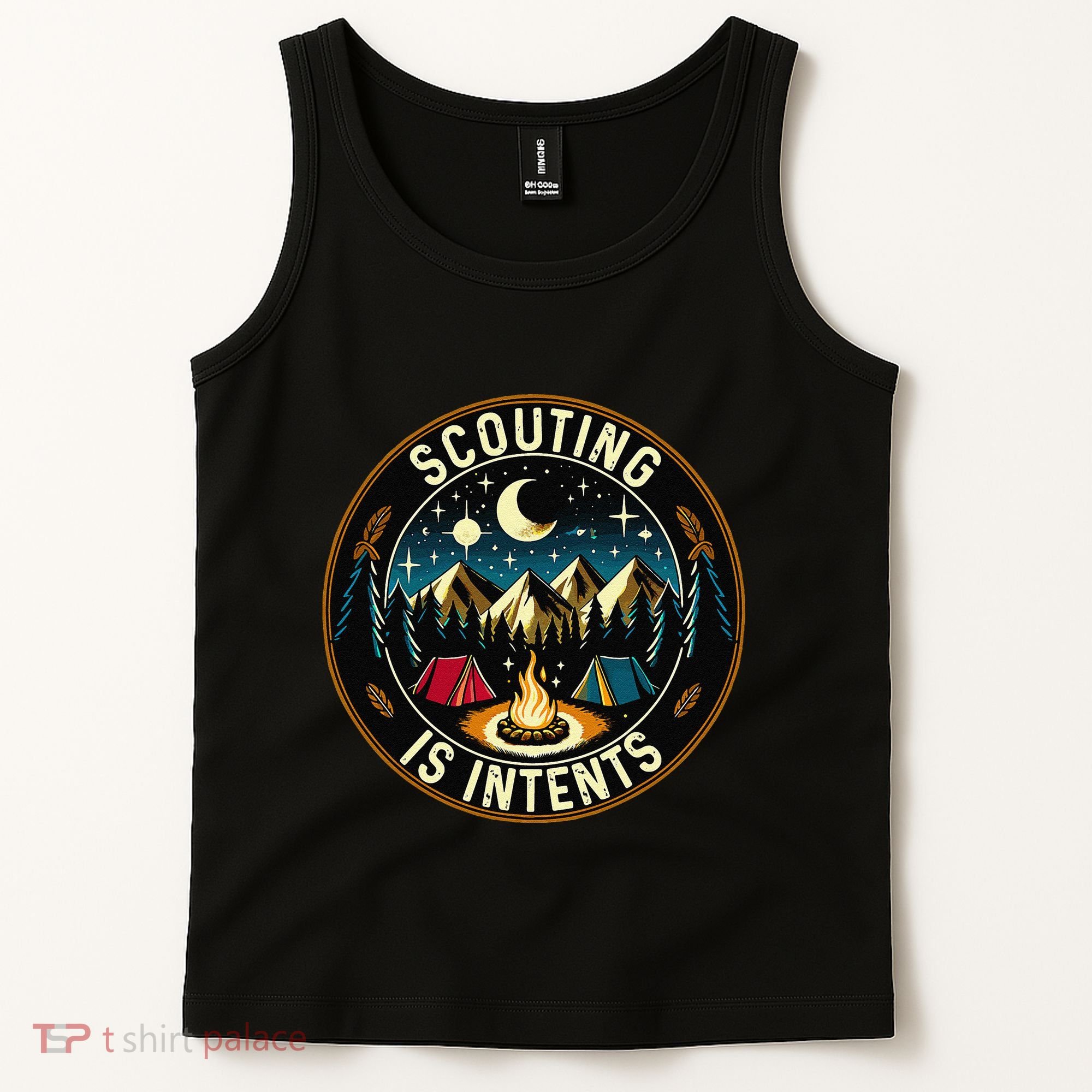 Scouting Is Intents Scout Camper Camping Tank Top