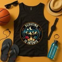 Scouting Is Intents Scout Camper Camping Tank Top thumb 4