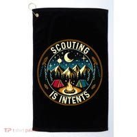 Scouting Is Intents Scout Camper Camping Golf Towel thumb 0