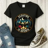 Scouting Is Intents Scout Camper Camping Women's T-Shirt thumb 3