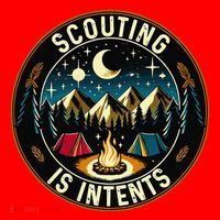 Scouting Is Intents Scout Camper Camping Santa Hat thumb 1