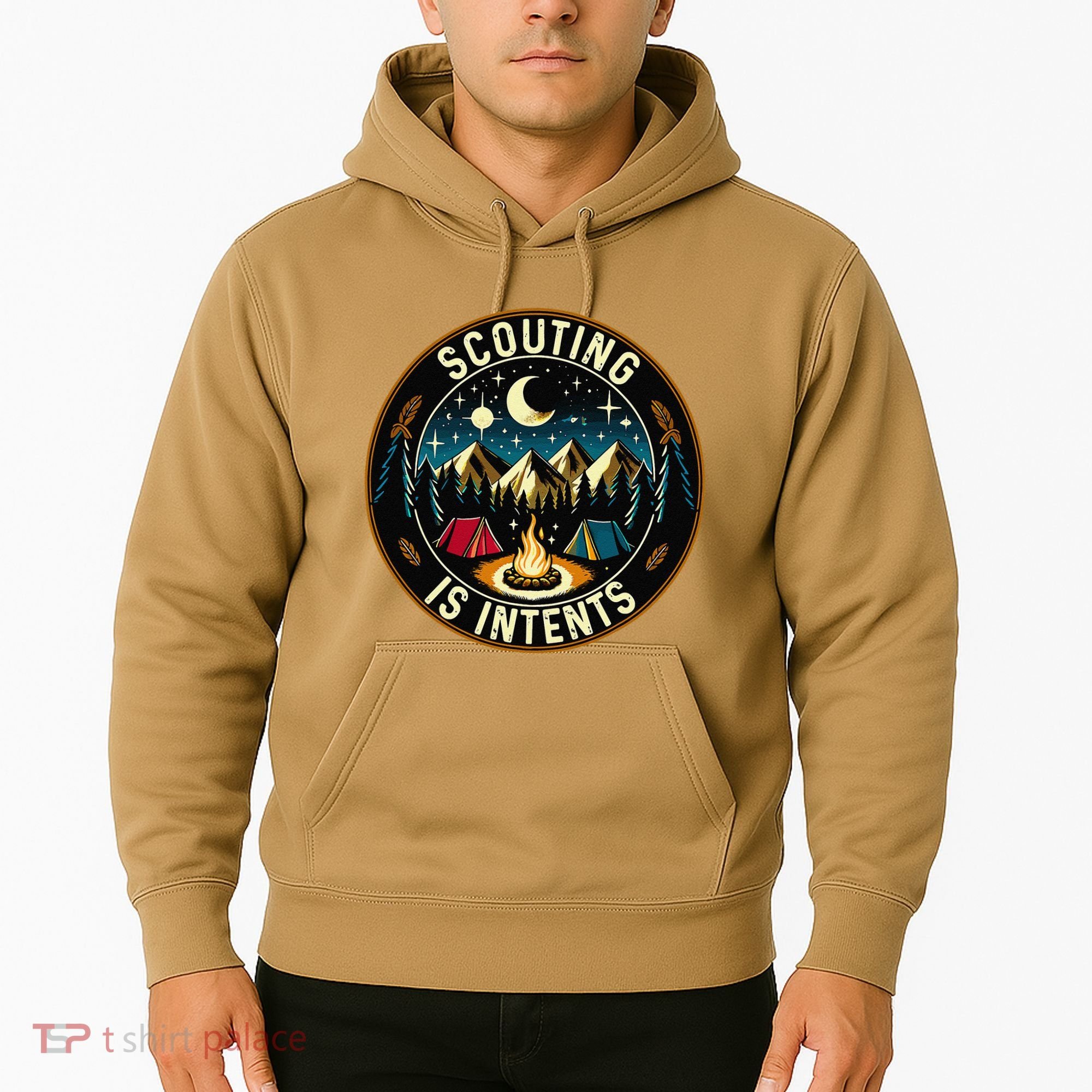 Scouting Is Intents Scout Camper Camping Hoodie