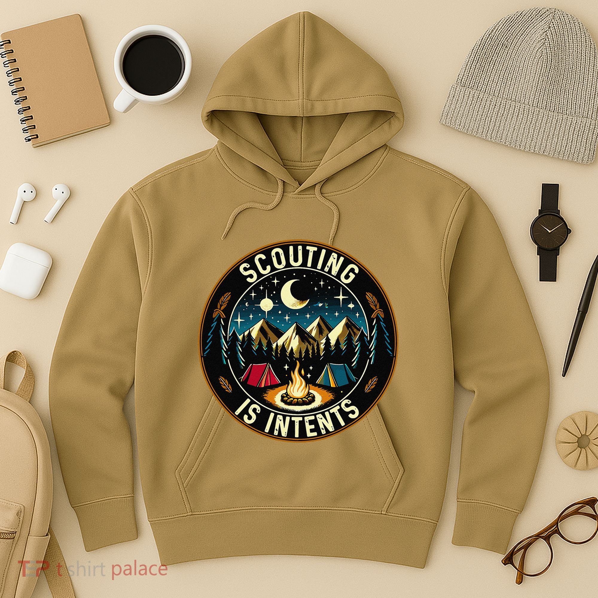 Scouting Is Intents Scout Camper Camping Hoodie