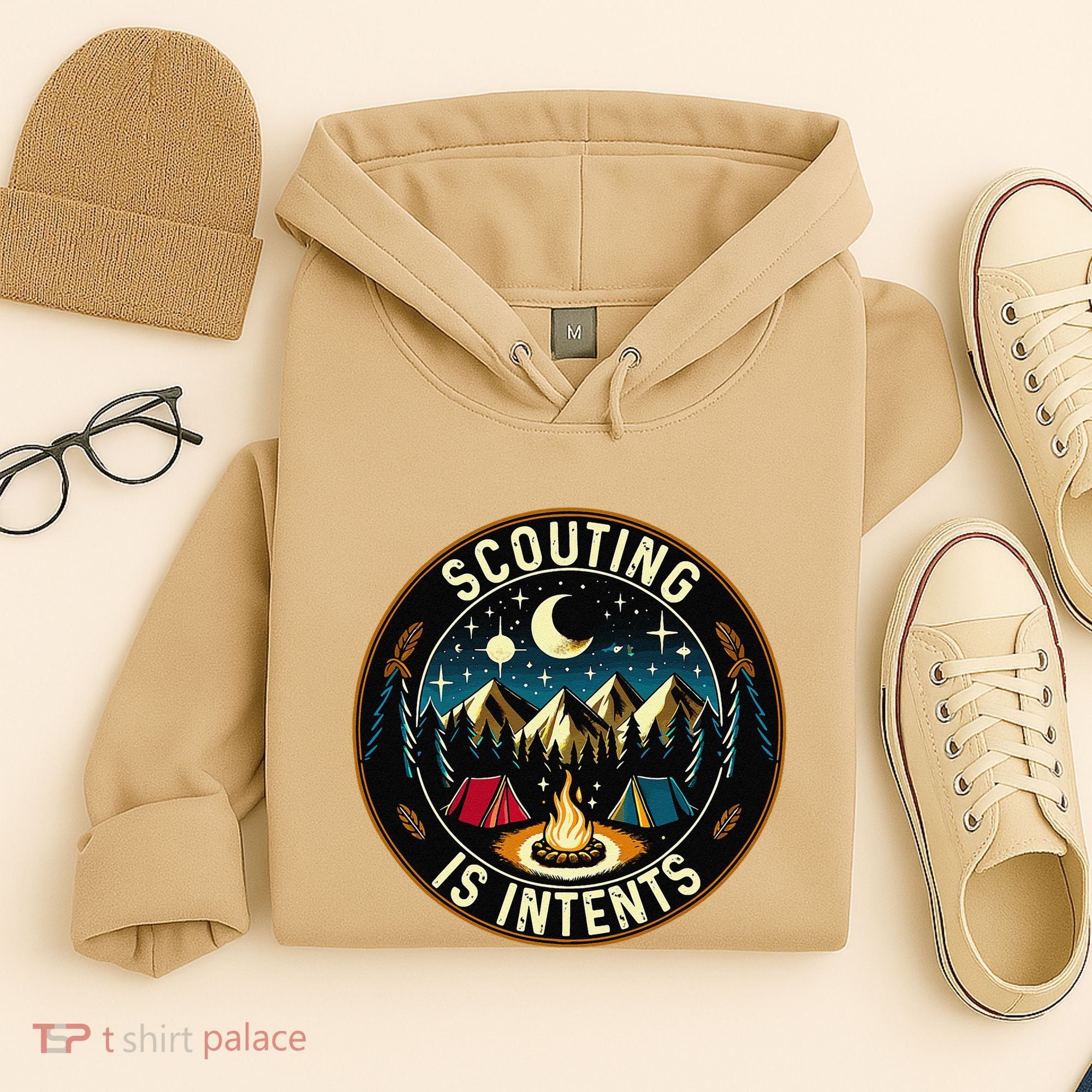 Scouting Is Intents Scout Camper Camping Hoodie