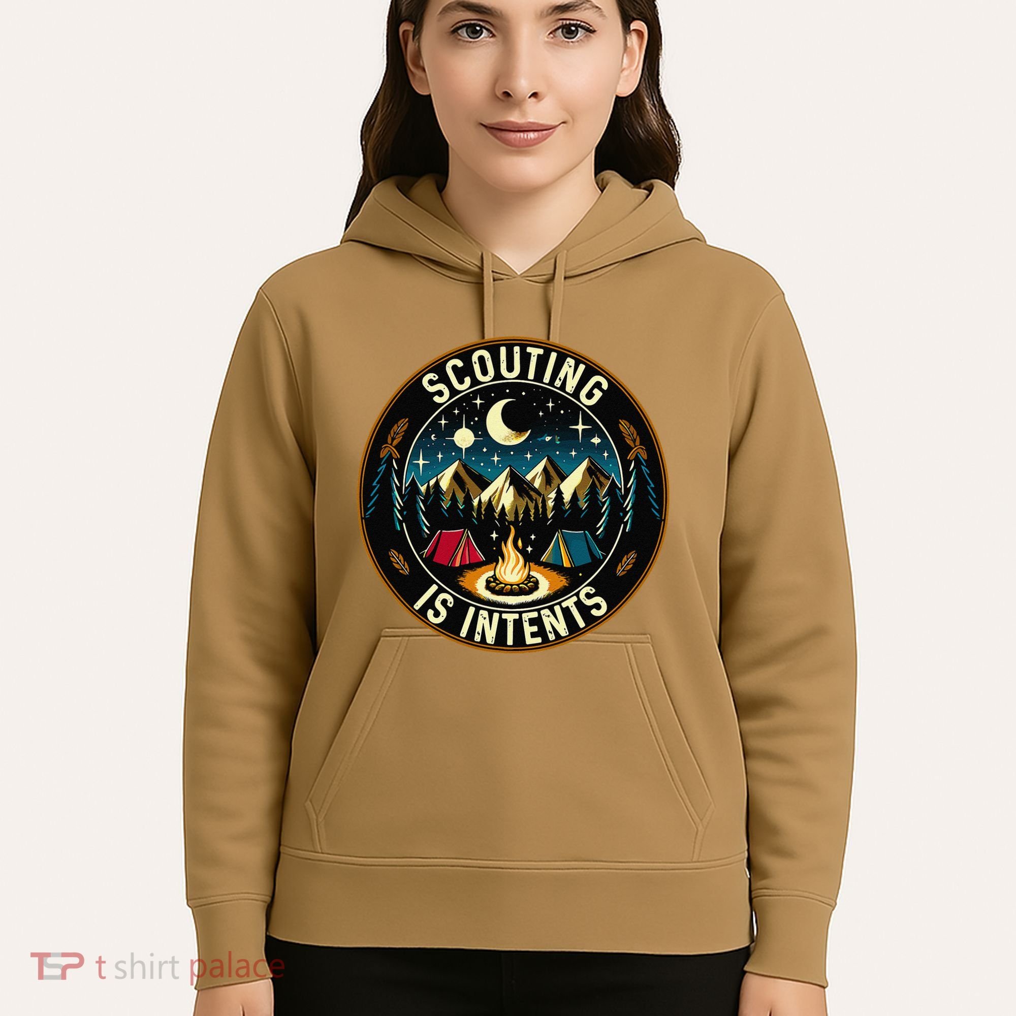 Scouting Is Intents Scout Camper Camping Hoodie