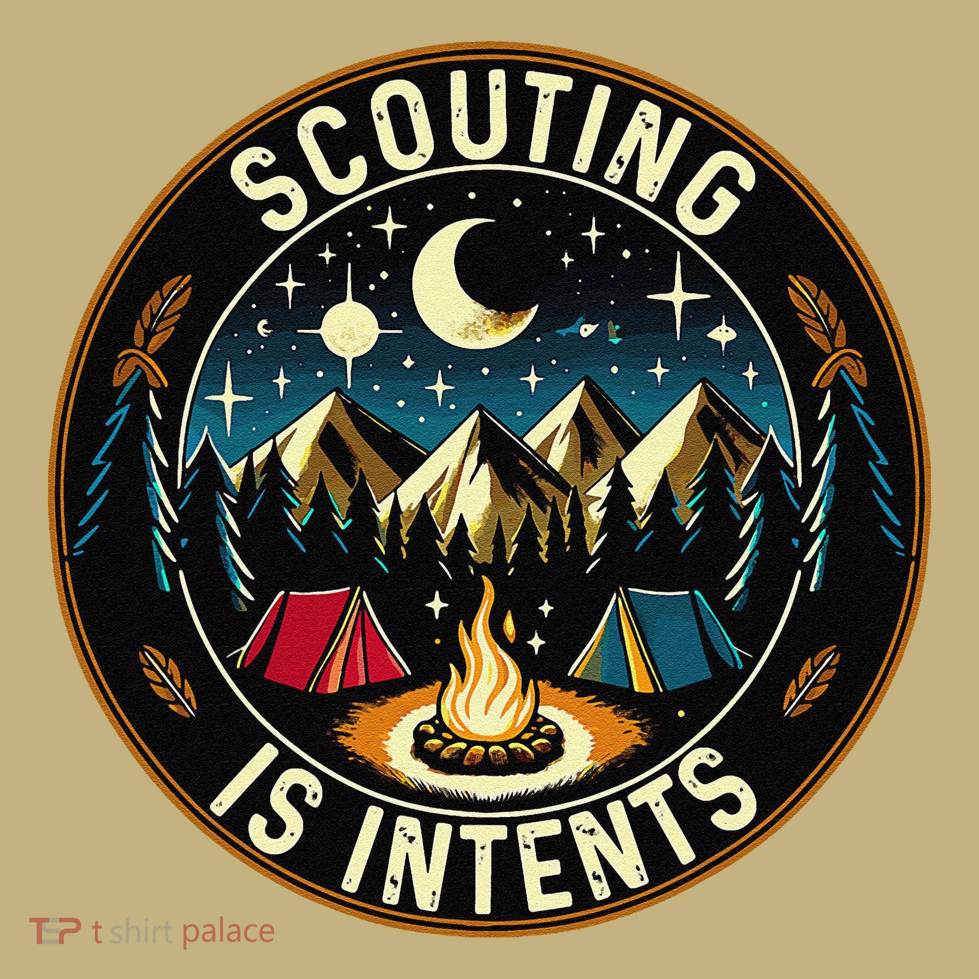 Scouting Is Intents Scout Camper Camping Hoodie