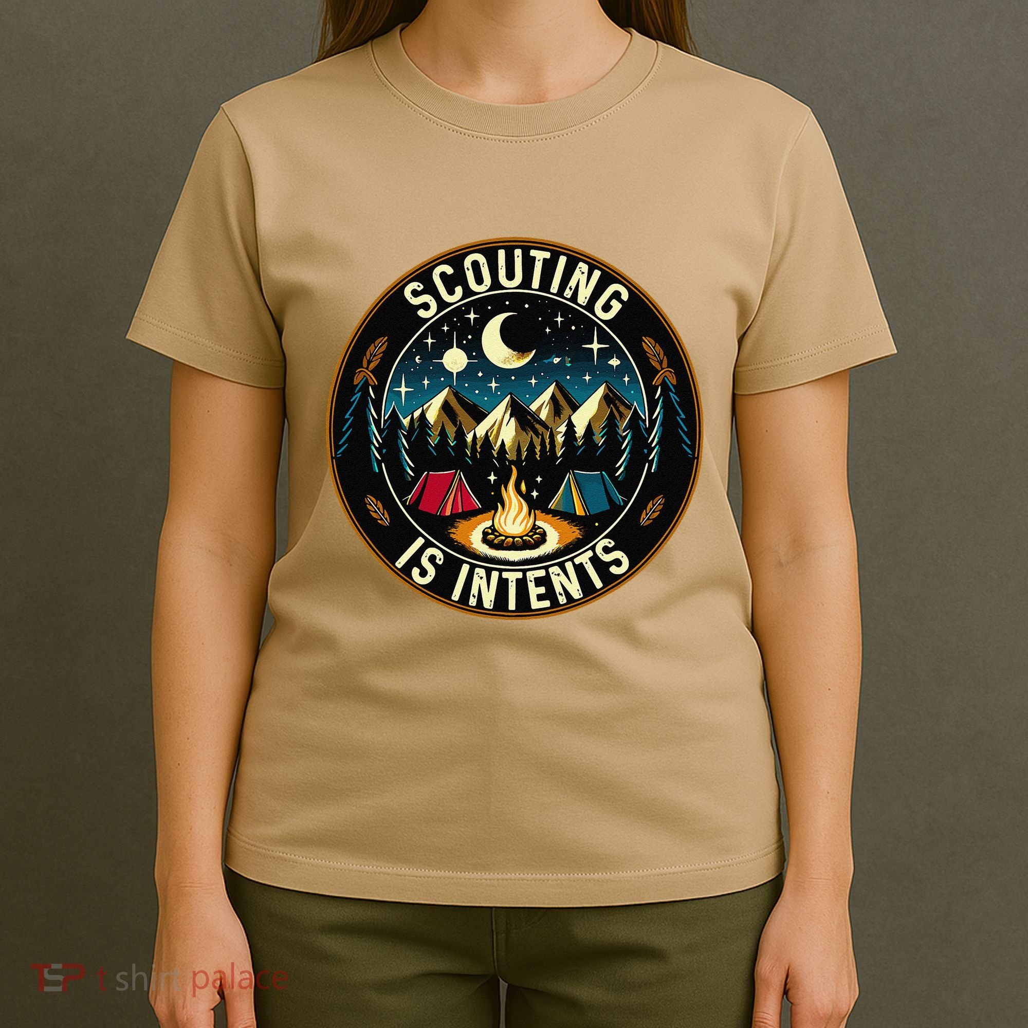 Scouting Is Intents Scout Camper Camping T-Shirt
