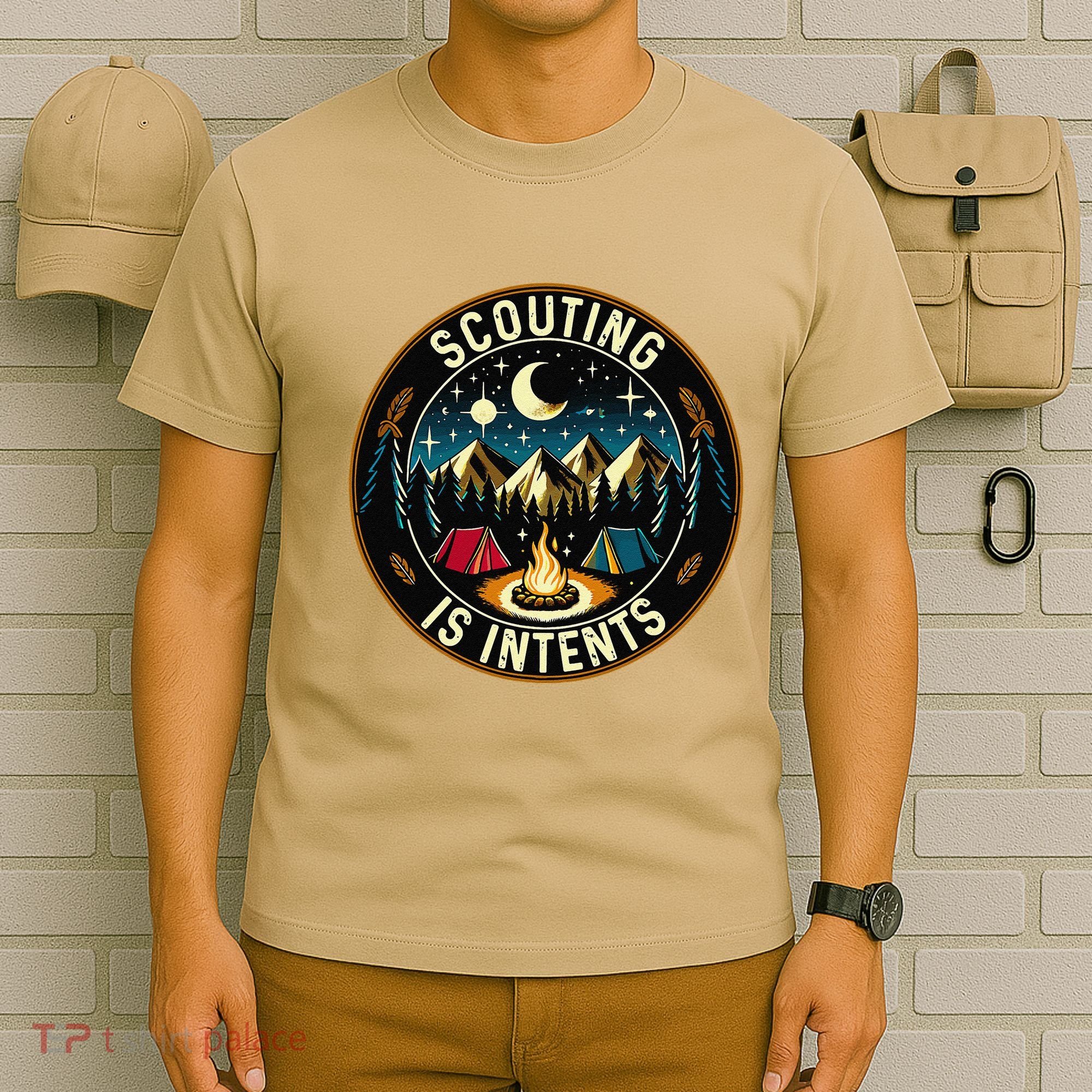 Scouting Is Intents Scout Camper Camping T-Shirt