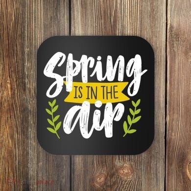 Spring Is In The Air Cute Season Coaster