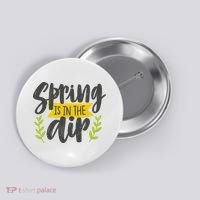 Spring Is In The Air Cute Season Button thumb 0