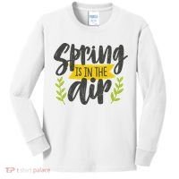 Spring Is In The Air Cute Season Kids Long Sleeve Shirt thumb 0