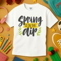Spring Is In The Air Cute Season Kids T-Shirt thumb 3