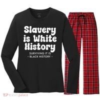 Surviving It Is Black History Women's Long Sleeve Flannel Pajama Set  thumb 0