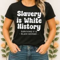 Surviving It Is Black History Women's T-Shirt thumb 2