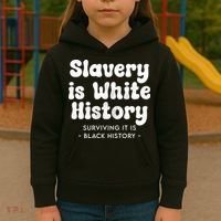 Surviving It Is Black History Kids Hoodie thumb 3