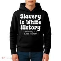 Surviving It Is Black History Kids Hoodie thumb 4