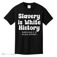 Surviving It Is Black History Kids T-Shirt thumb 0