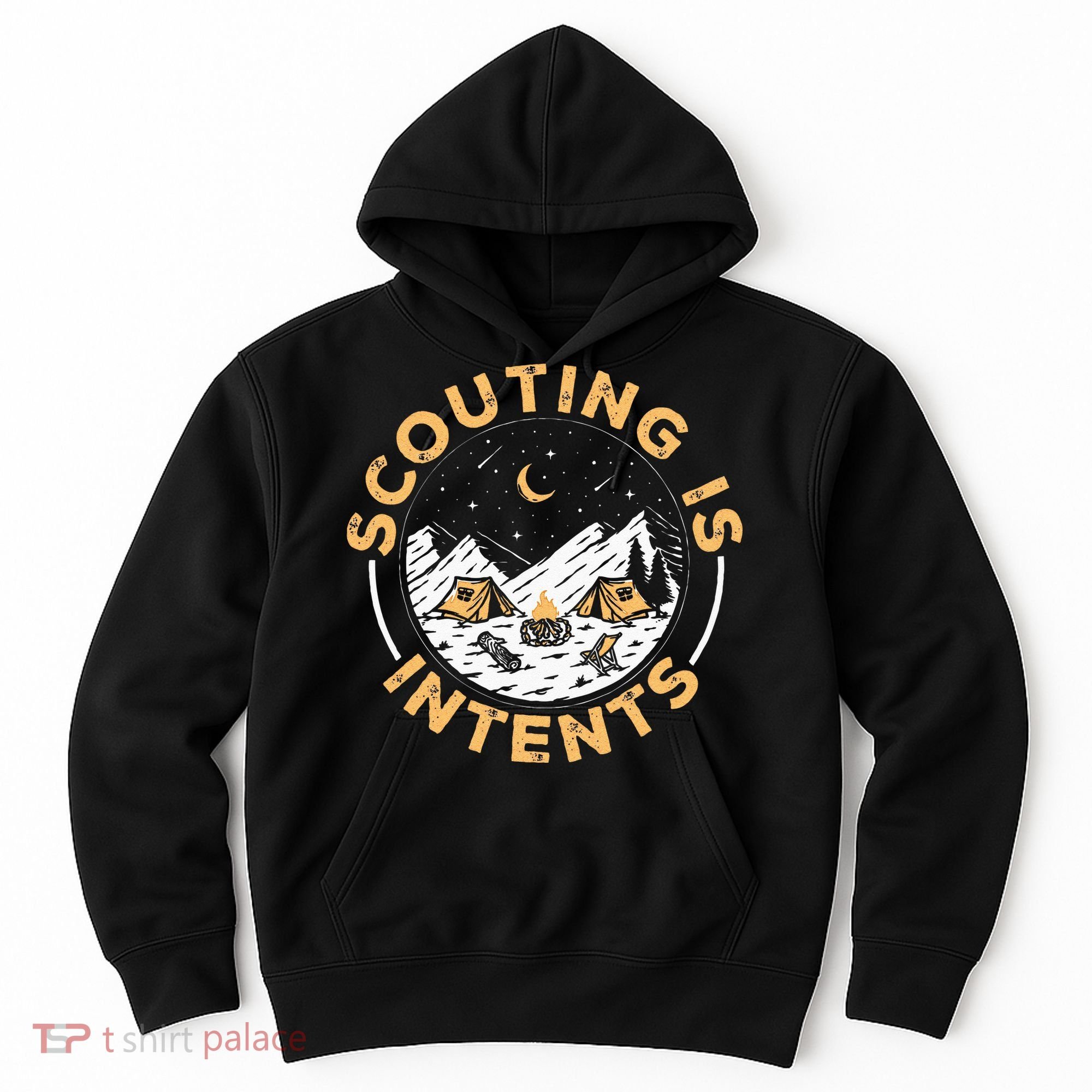 Scouting Is Intents Scout Funny Camping Hoodie