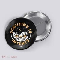 Scouting Is Intents Scout Funny Camping Button thumb 0