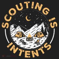 Scouting Is Intents Scout Funny Camping Beanie thumb 2