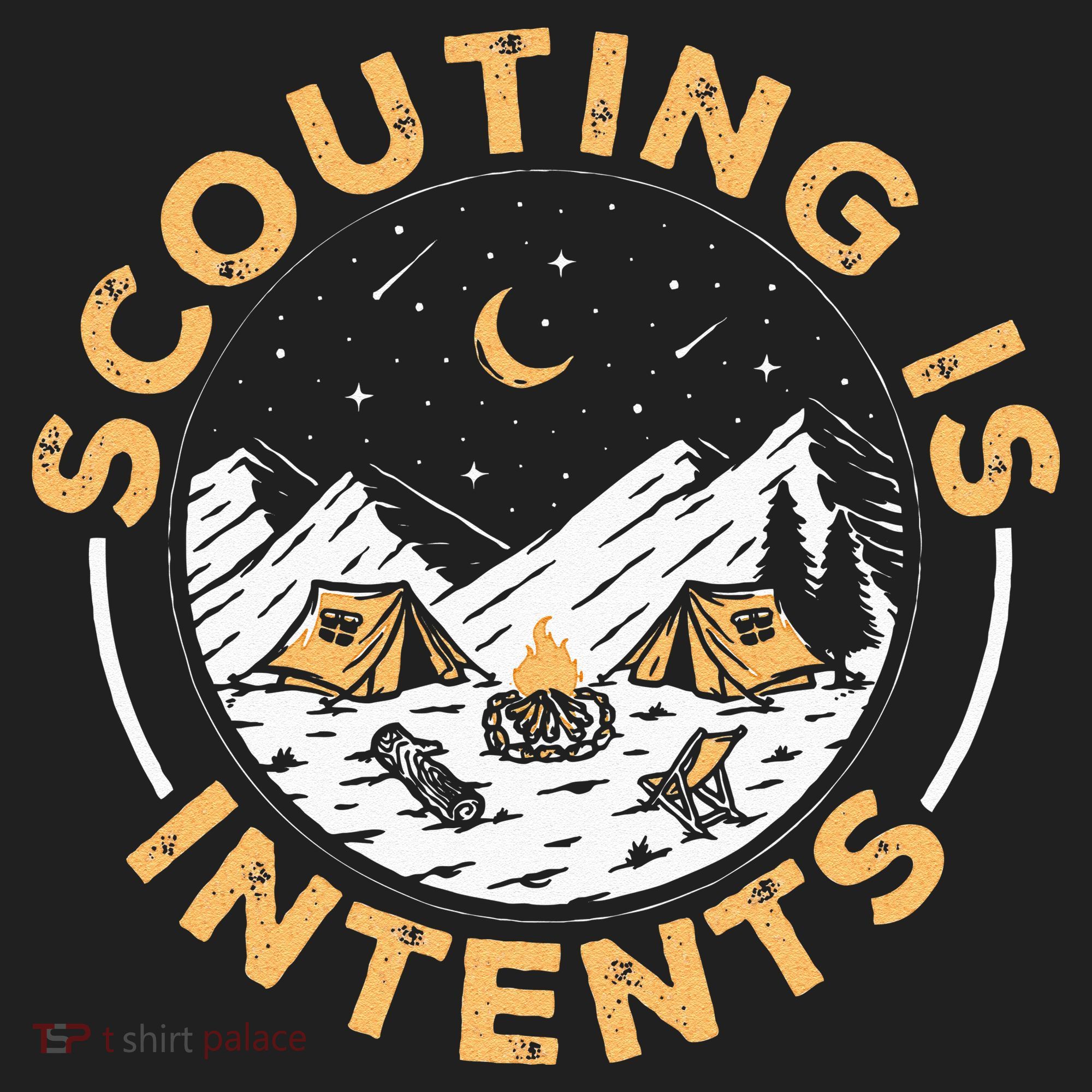 Scouting Is Intents Scout Funny Camping Beanie