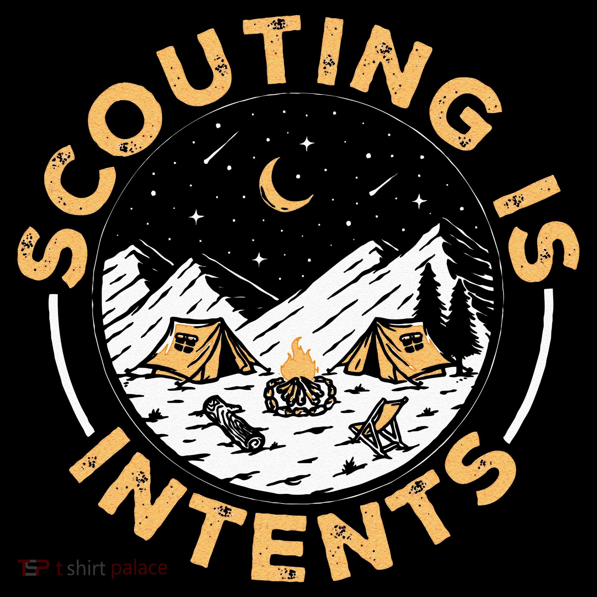 Scouting Is Intents Scout Funny Camping Ornament