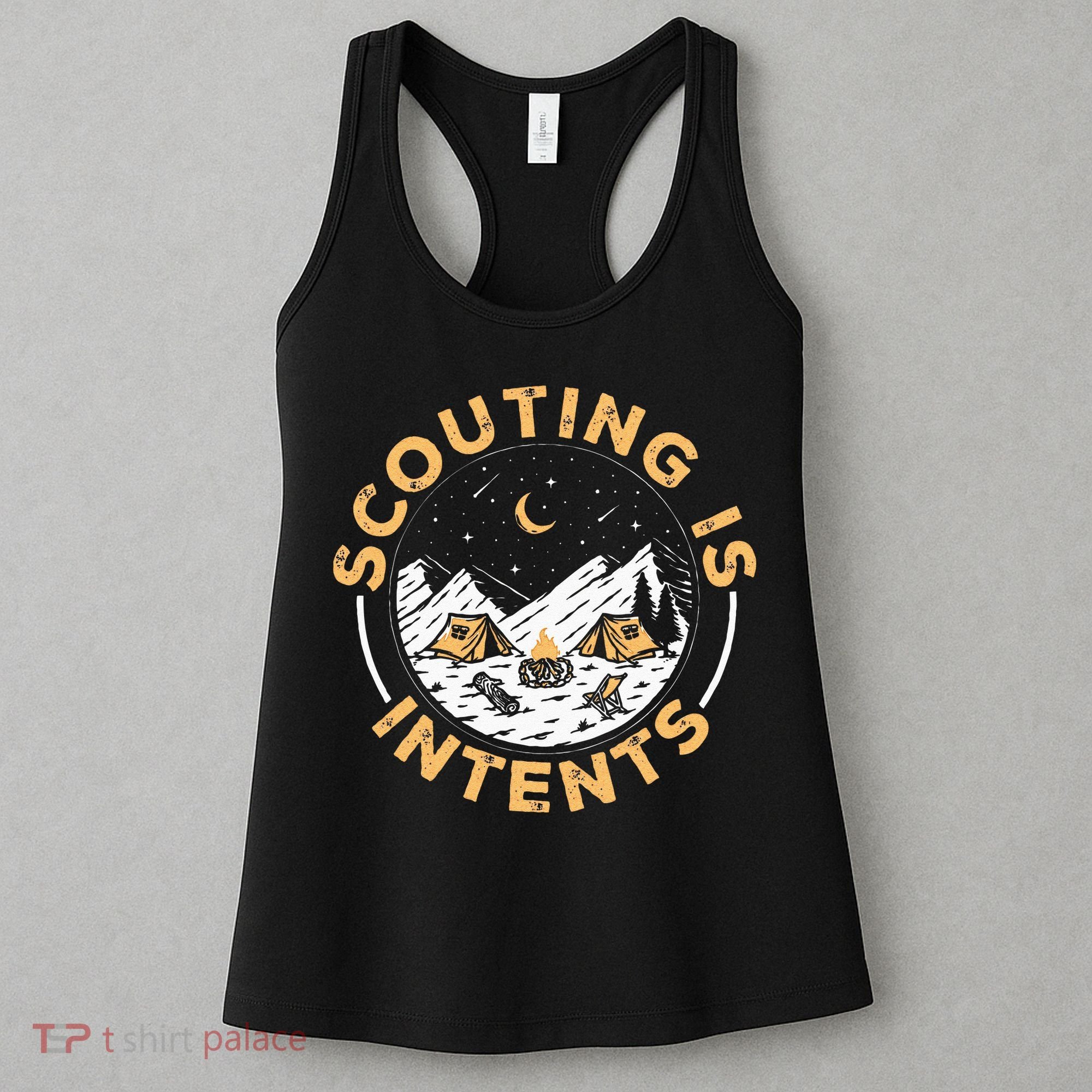Scouting Is Intents Scout Funny Camping Women's Tank Top