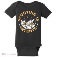 Scouting Is Intents Scout Funny Camping Baby Bodysuit thumb 0