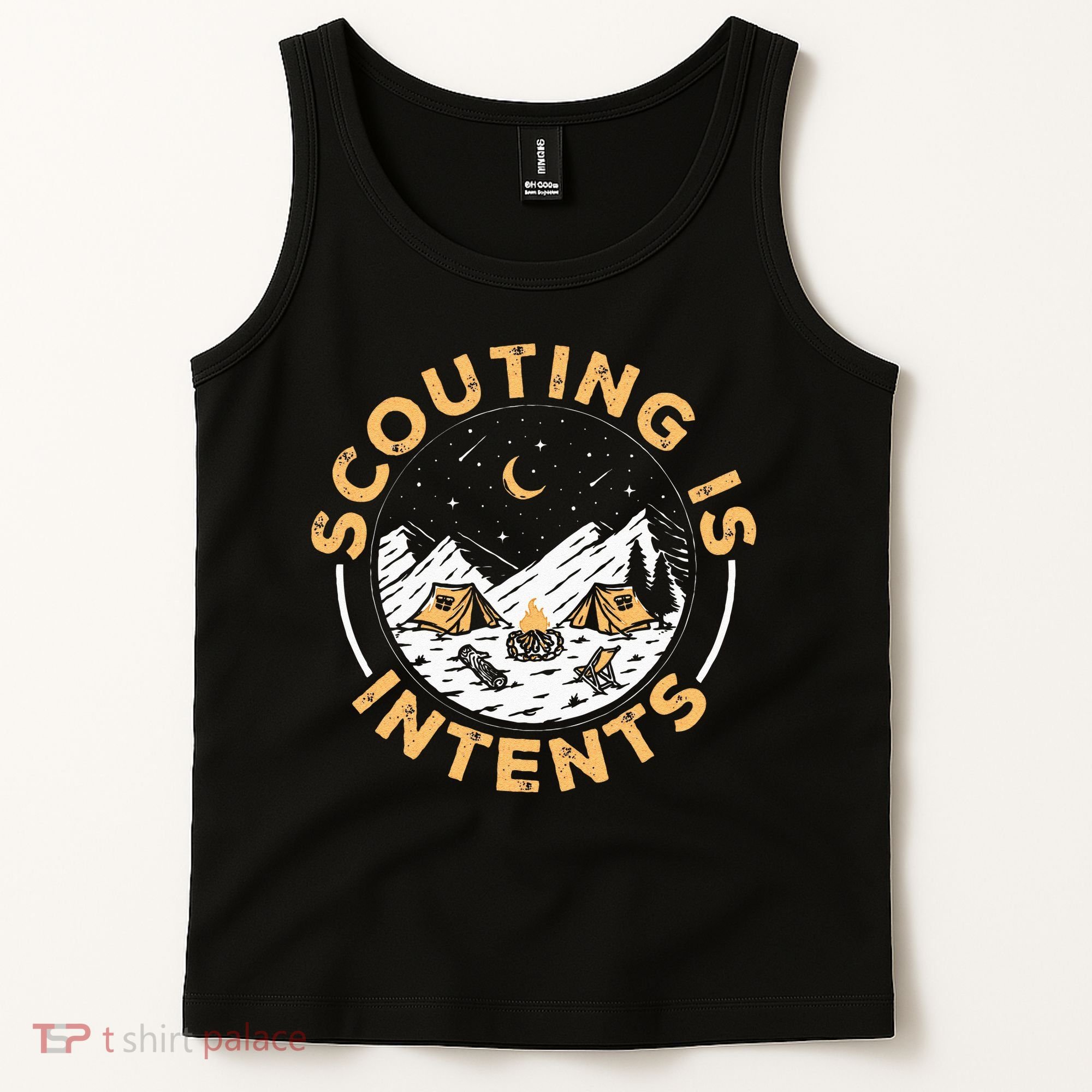 Scouting Is Intents Scout Funny Camping Tank Top