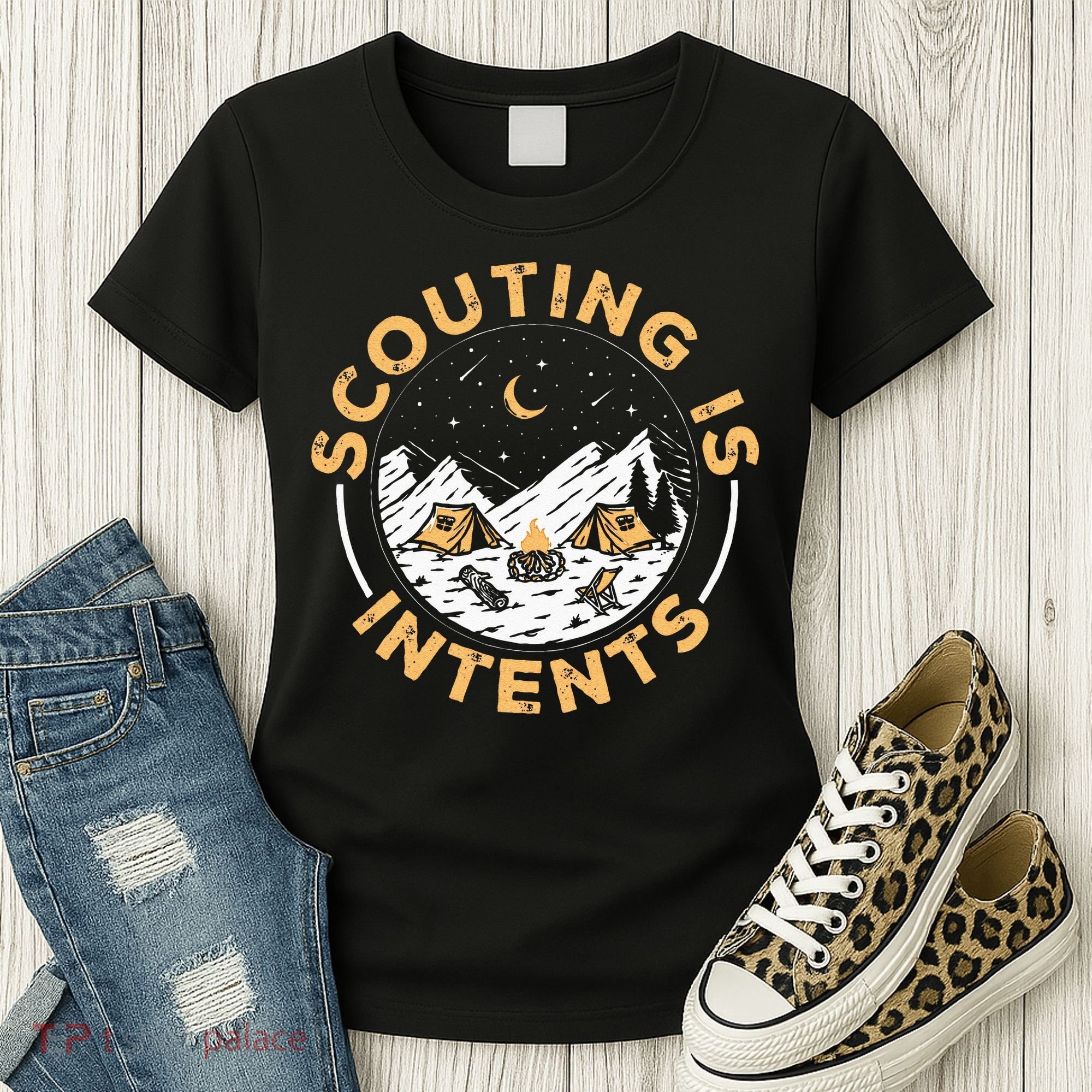 Scouting Is Intents Scout Funny Camping Women's T-Shirt