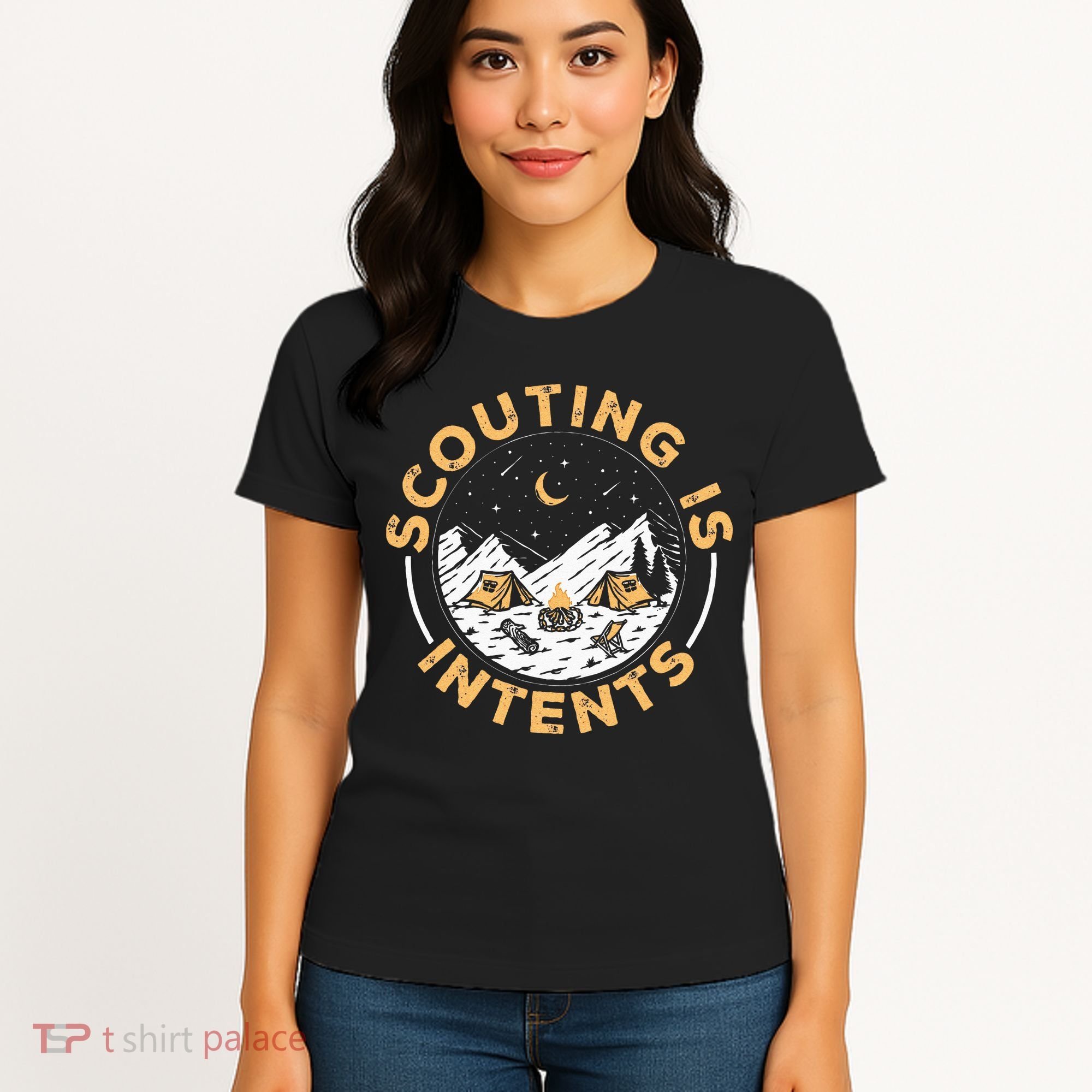 Scouting Is Intents Scout Funny Camping Women's T-Shirt